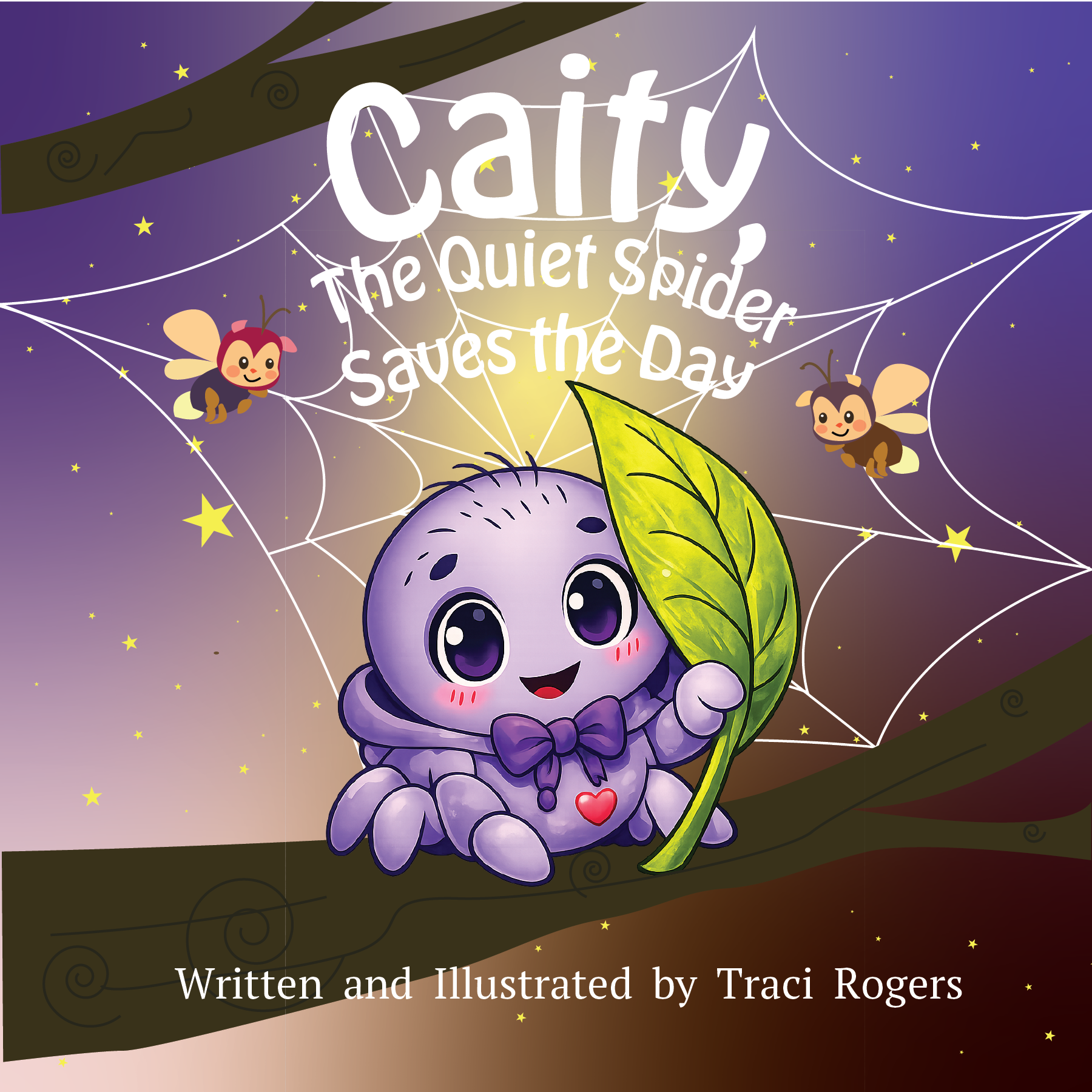Caity the Quiet Spider Saves the Day book cover
